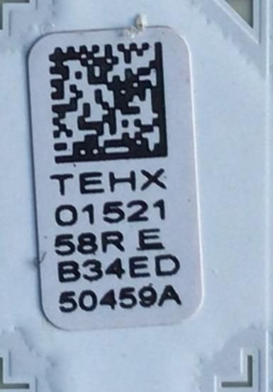 KIT DE LED'S PARA TV SAMSUNG / NUEVOS ORIGINAL  8 PZ / NUMERO DE PARTE BN96-50458A / BN96-50459A / V0T7-580MA-R0 / V0T7-580MB-R0 / GS-AL2 / PANEL CY-BT058HGCV1H / CY-BT058HGPV1H / MODELO UN58TU7000FXZA XC04 - Imagen 6